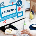 Infographic illustrating strategies for acquiring backlinks to enhance website visibility and SEO performance