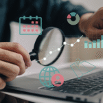Infographic illustrating data-driven decision-making in competitor keyword analysis for beginners.