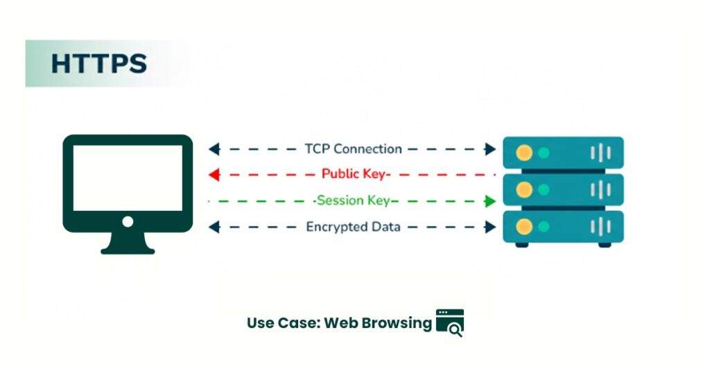 Image illustrating steps to implement HTTPS for enhancing website security and protecting user data.