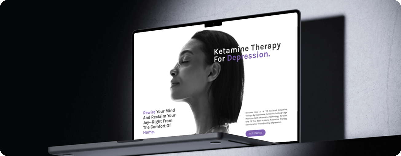 Website design for Knead Therapy featuring soothing colors and images of massage therapy sessions.