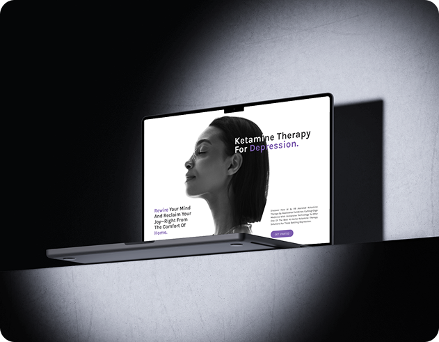 Website design for Knead Therapy featuring soothing colors and images of massage therapy sessions.