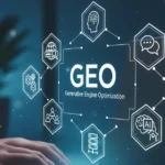 Generative Engine Optimization concept showing AI-driven content visibility