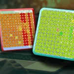 Website click heatmap visualizing user interaction patterns