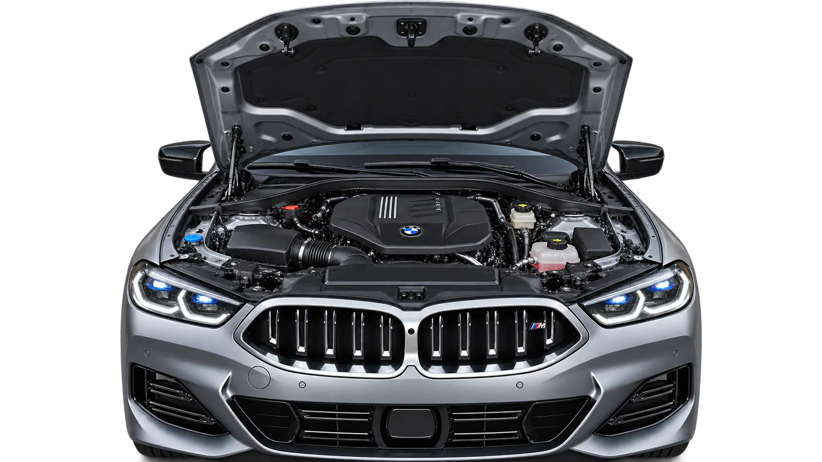 BMW hood open